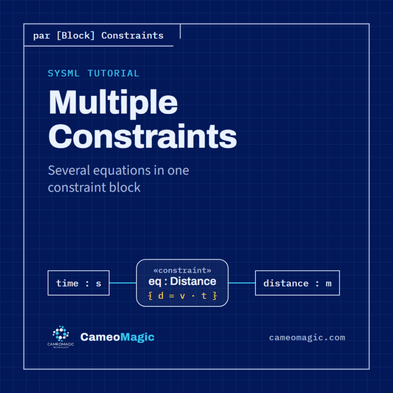 Multiple Constraints — CameoMagic