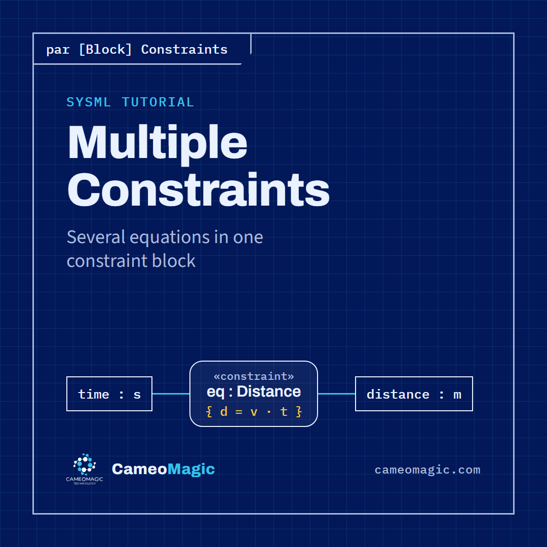 Multiple Constraints — CameoMagic
