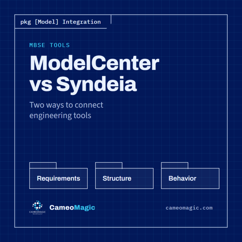 ModelCenter vs Syndeia — CameoMagic