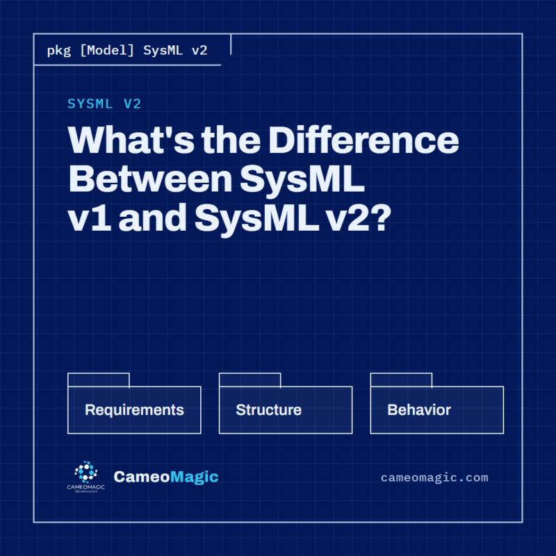 What's the Difference Between SysML v1 and SysML v2? — CameoMagic